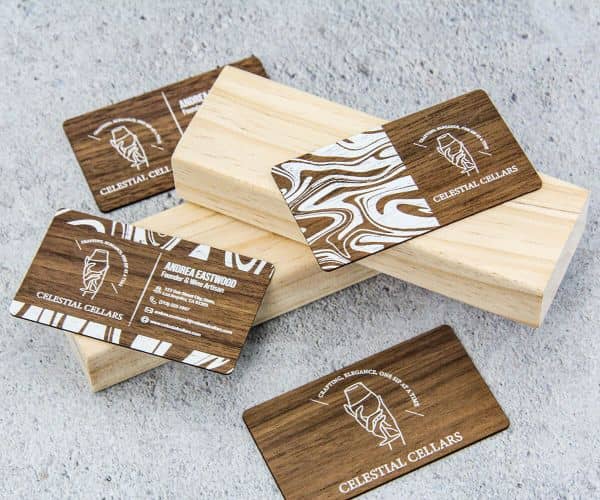 Wooden Business Card Printing - 2