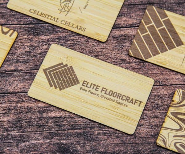 Wooden Business Card Printing - 3