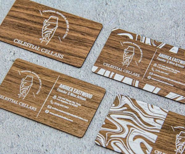 Wooden Business Card Printing - 4