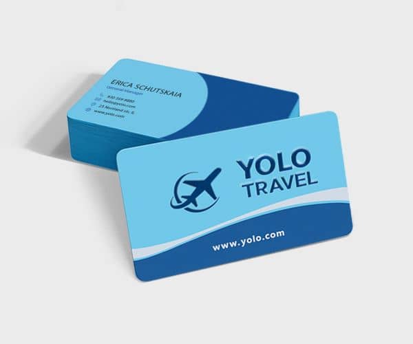 Raised Spot UV Business Cards