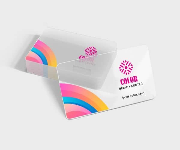 Clear Plastic Business Cards