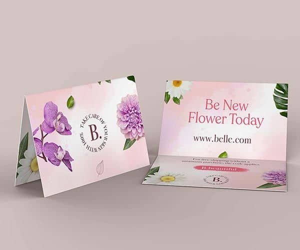 Folded Business Card Printing - 3