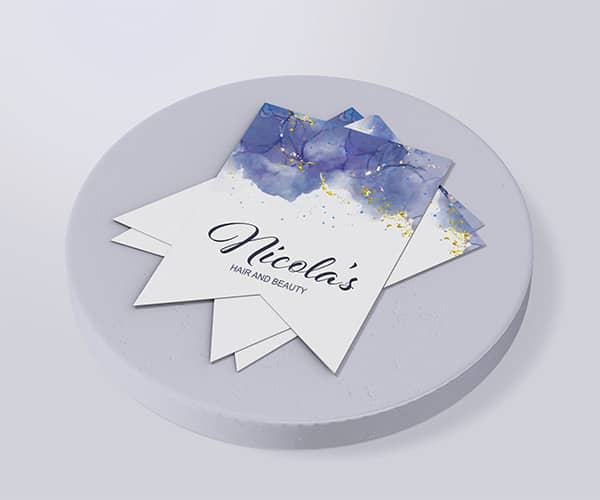 Die Cut Business Cards - 4