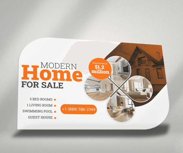 Die Cut Custom Shape Postcards