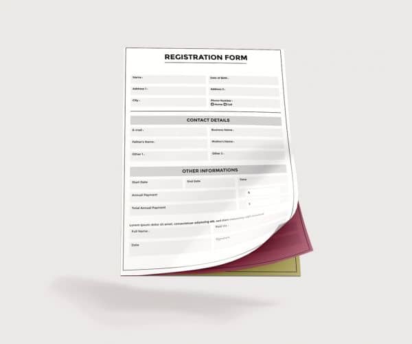 NCR Form Printing