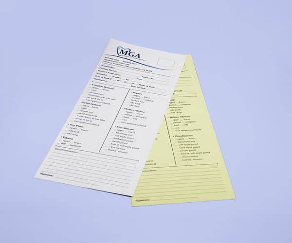 NCR Form Printing - 4