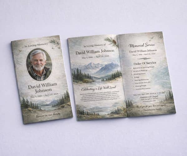 Memorial Service Programs - 3