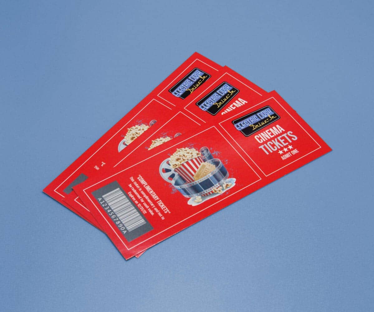 Custom Event Ticket Printing - 2