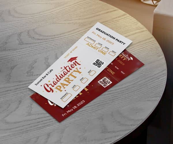 Custom Event Ticket Printing - 3