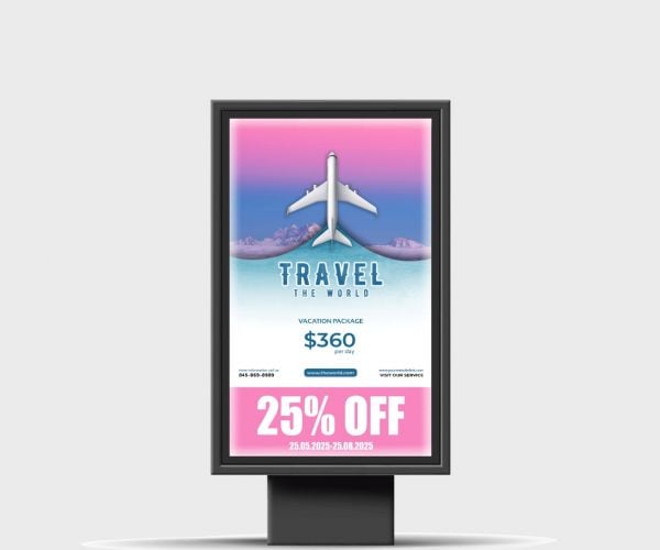 Backlit Poster Film Printing