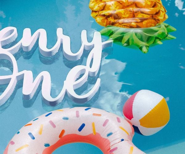 Floating Letters for Pool