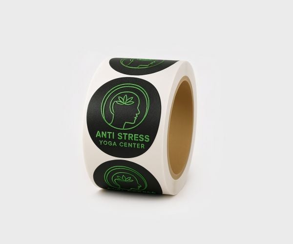 Raised Spot UV Roll Labels