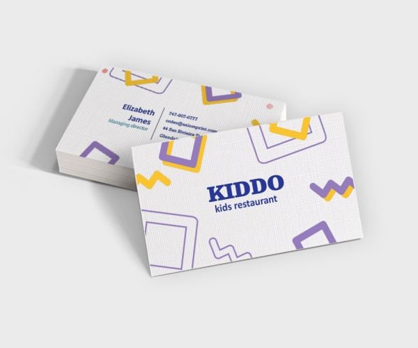 Linen Business Cards