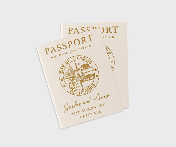 Passport Wedding Invitations