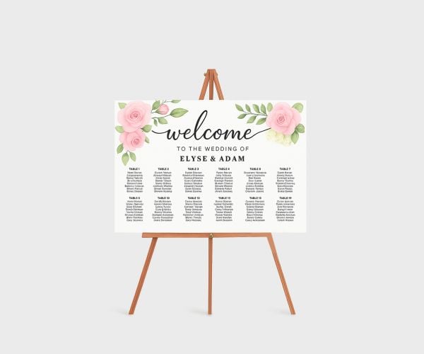 Wedding Seating Chart Board