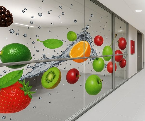 Clear Adhesive Vinyl Printing