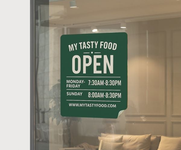 Window Cling Printing