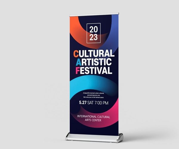 Premium Deluxe Retractable Pop Up Banner