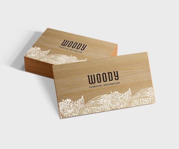 Wooden Business Card Printing