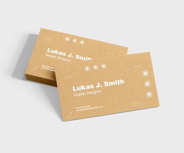 Brown Kraft Business Card Printing